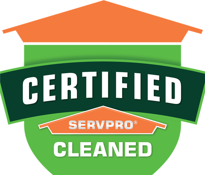 Certified: SERVPRO Cleaned 